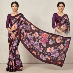 best black saree