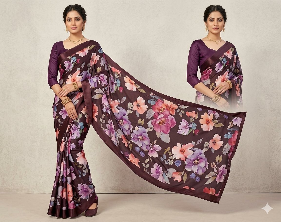 best black saree best black saree