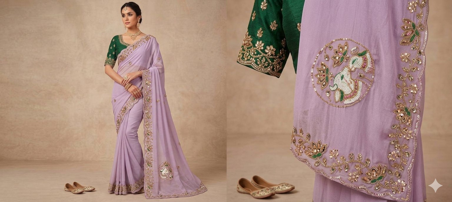 best green heavy saree best green heavy saree