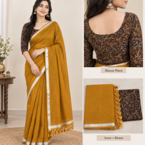 best yellow saree